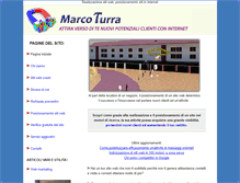 Tablet Screenshot of marcoturra.it